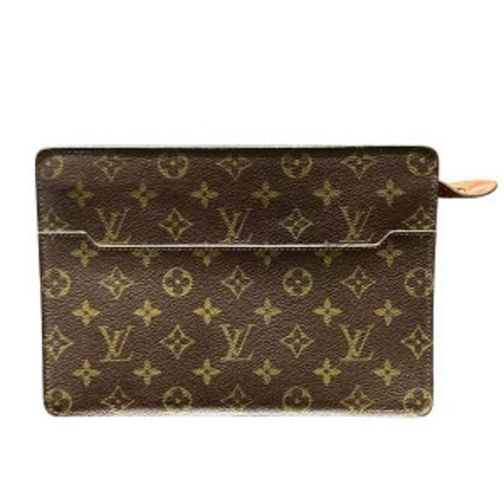 Louis Vuitton Pochette Homme Clutch Bag Monogram Canvas